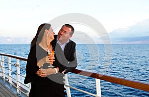 Couple Enjoying a Cruise Vacation