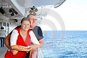 Couple Enjoying a Cruise Vacation