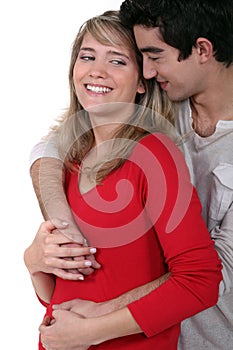 Couple enjoying moment of tenderness