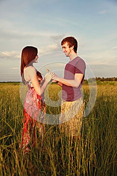 Couple in Field