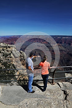 Couple At The Grand Canyon