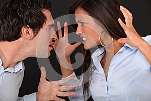 Couple having argument