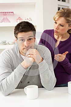 Couple Having Argument At Home