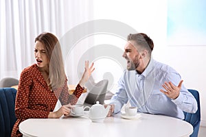 Couple having quarrel. Relationship problems