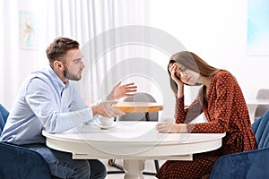 Couple having quarrel. Relationship problems