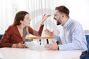 Couple having quarrel. Relationship problems