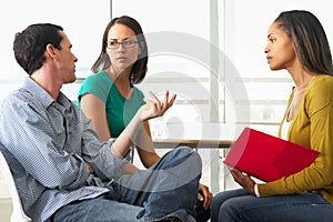 Couple Having Relationship Counselling photo