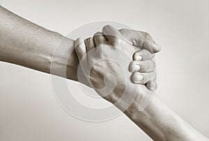 Giving a helping hand photo