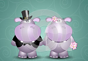 A couple of hippos spouses