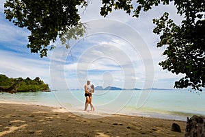 Couple on honeymoon Koh Kradan