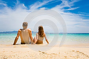 Couple on honeymoon Koh Kradan
