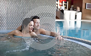 Couple in jacuzzi