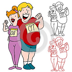 Couple Join Marathon to Lose Weight