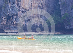 Couple on kayak