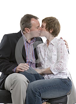 Couple kissing