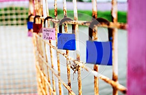 Couple Love Lock