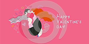 Couple in love - Valentine graphics