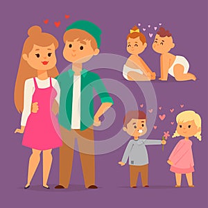 Couple in love vector characters togetherness happy smiling people romantic woman amorousness together adult