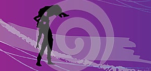 Couple loving, kissing and dancing on valentine day, pictures, erotic vector silhouette