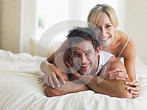 Couple lying in img