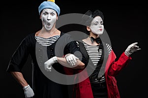 Couple of mimes
