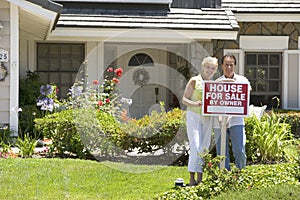 Couple Outside There House For Sale