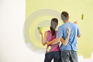 Couple painting home. img