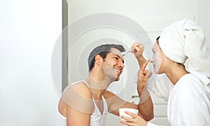 Couple pair anti-aging cosmetics