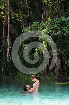 Couple in paradise