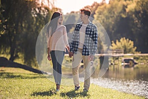 Couple in the park