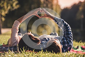 Couple in the park