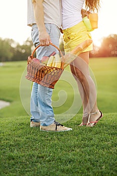 Couple in picnic