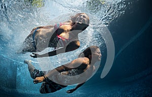 Couple in the pool