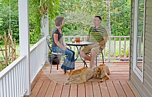 Couple on Porch