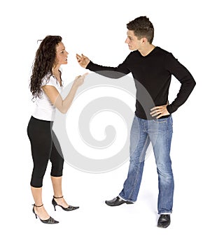 Couple's quarrel photo