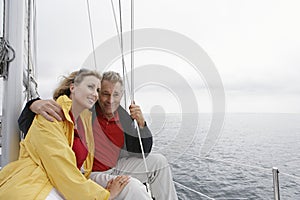 Couple On Sailboat