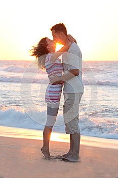 Couple on the sea