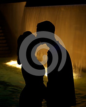 Couple in Silhouette