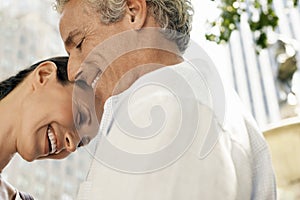 Couple Smiling Together