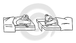 couple spa vector