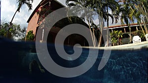 Couple in the swimming pool