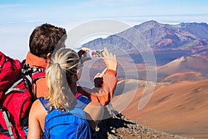 Couple Taking a Photo of Themselves with Phone