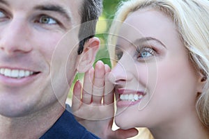 Couple Telling Secrets