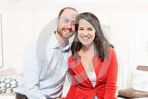 Couple together having fun