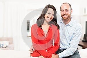 Couple together having fun