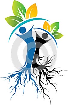 Couple tree logo