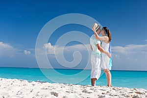 Couple at tropical beach