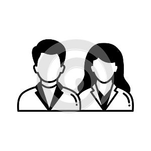 Couple Vector Icon which can easily modify or edit