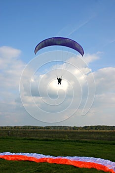 Couple on wing