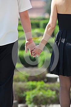Couples hands